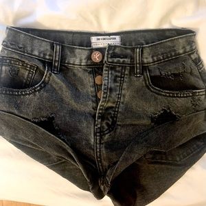 One Teaspoon Faded Black Bandits, Size 23